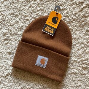 Carhartt Knit Cuffed Beanie A18 Watch Hat in Carhartt Brown NWT!